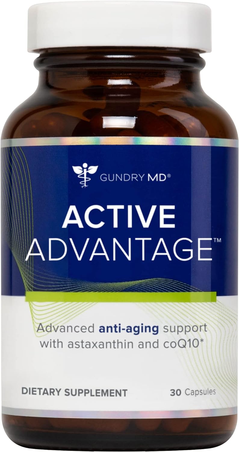 Gundry MD Active Advantage Astaxanthin and CoQ10 30 Capsulas