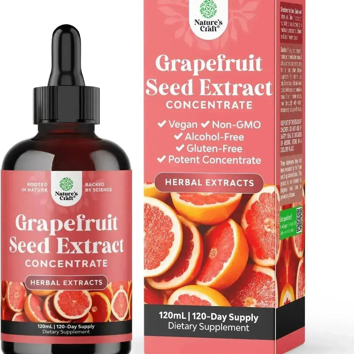Natures Craft GSE Grapefruit Seed Extract Liquid 120Ml. – The Red ...