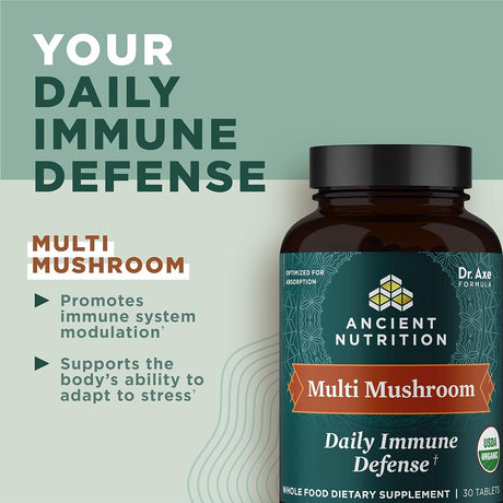 Ancient Nutrition Multi Mushroom 30 Tabletas