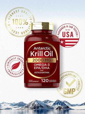 Carlyle Antarctic Krill Oil 2000Mg. 120 Capsulas Blandas