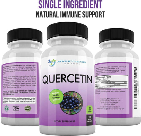 DOCTOR RECOMMENDED SUPPLEMENTS Quercetin 1000Mg. 120 Capsulas