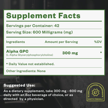 Purisure Alpha GPC 50% Powder 25Gr.