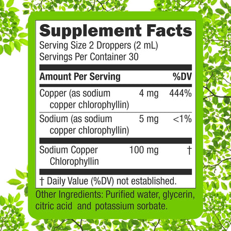 Super Natural Goods Chlorophyll Liquid Drops 1 Fl.Oz.