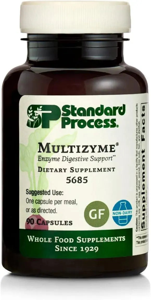 Standard Process Multizyme Digestive Enzymes 90 Capsulas The Red