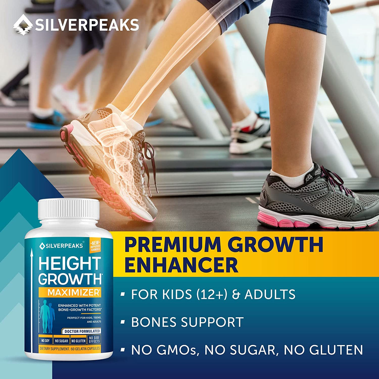 Silver Peaks Height Growth Maximizer 60 Capsulas