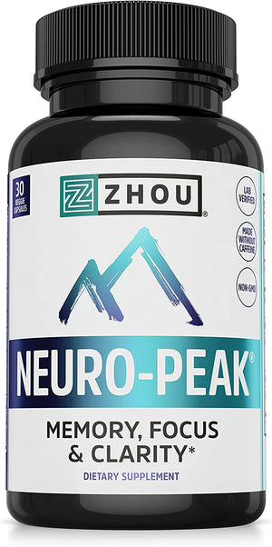 Zhou Neuro Peak Brain Support Supplement 30 Capsulas