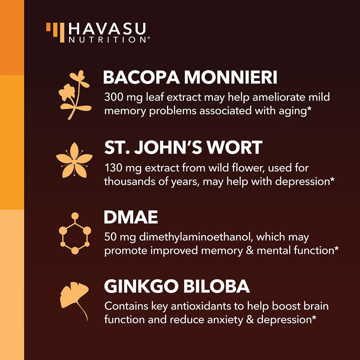 Havasu Nutrition NeuroIgnite Nootropic Focus Brain Support 30 Capsulas