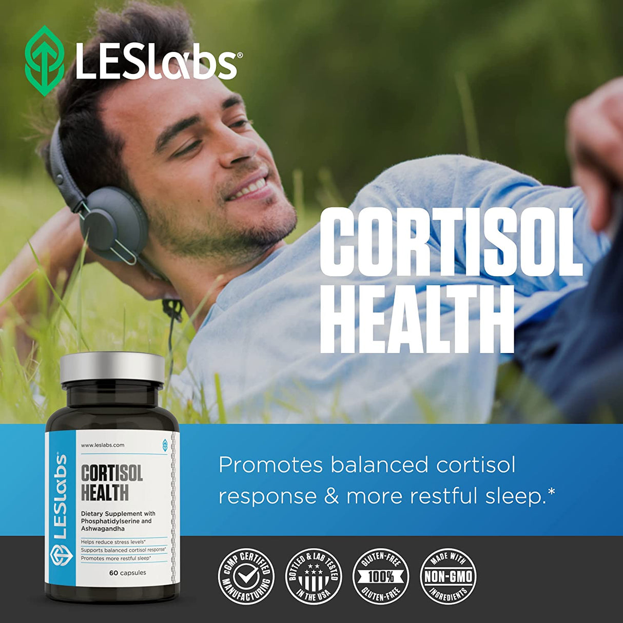 LES Labs Cortisol Health 60 Capsulas