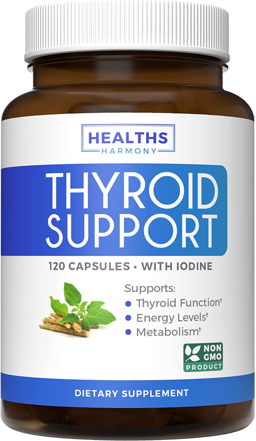 Healths Harmony Thyroid Support 120 Capsulas