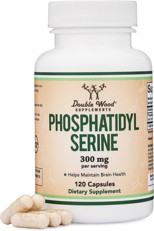 Double Wood Supplements PhosphatidylSerine 300Mg. 120 Capsulas
