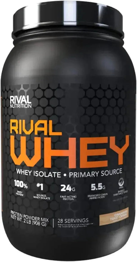 RIVAL NUTRITION - Rival Nutrition Rivalwhey Cinnamon Toast 28 Servicios 908Gr. - The Red Vitamin MX - Suplementos Alimenticios - {{ shop.shopifyCountryName }}