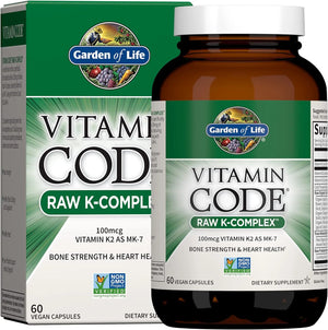 GARDEN OF LIFE - Garden of Life Vitamin K2 and K1 60 Capsulas - The Red Vitamin MX - Suplementos Alimenticios - {{ shop.shopifyCountryName }}