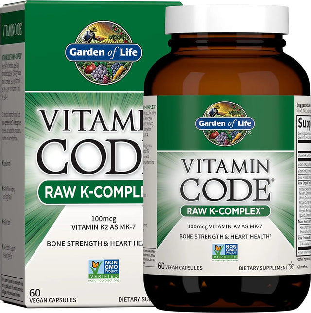 GARDEN OF LIFE - Garden of Life Vitamin K2 and K1 60 Capsulas - The Red Vitamin MX - Suplementos Alimenticios - {{ shop.shopifyCountryName }}