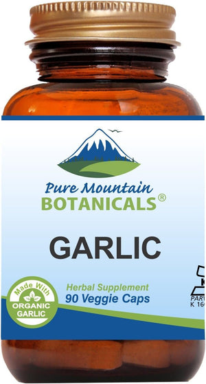 Pure Mountain Botanicals Garlic Pills 500Mg. 90 Capsulas