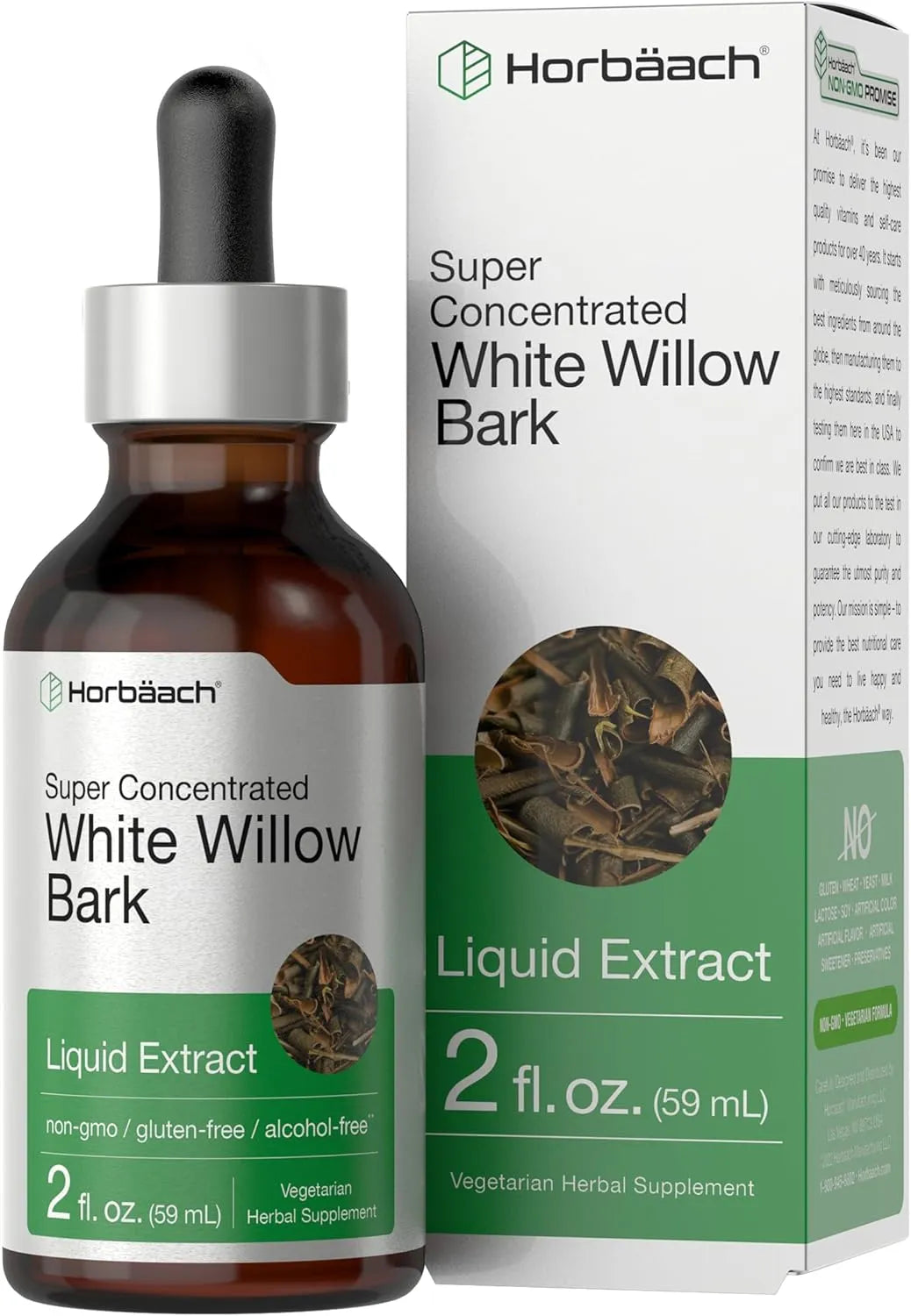 HORBAACH - Horbaach White Willow Bark Extract Tincture 2 Fl.Oz. - The Red Vitamin MX - Suplementos Alimenticios - {{ shop.shopifyCountryName }}