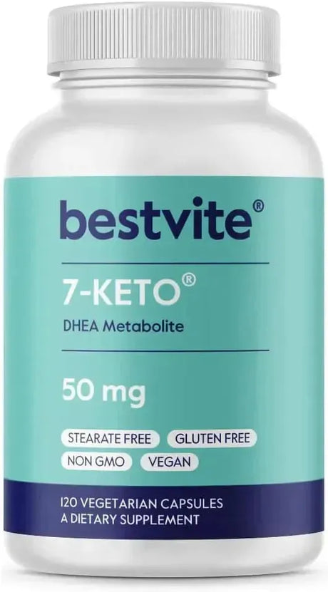 BESTVITE - BESTVITE 7-Keto DHEA 50Mg. 120 Capsulas - The Red Vitamin MX - Suplementos Alimenticios - {{ shop.shopifyCountryName }}