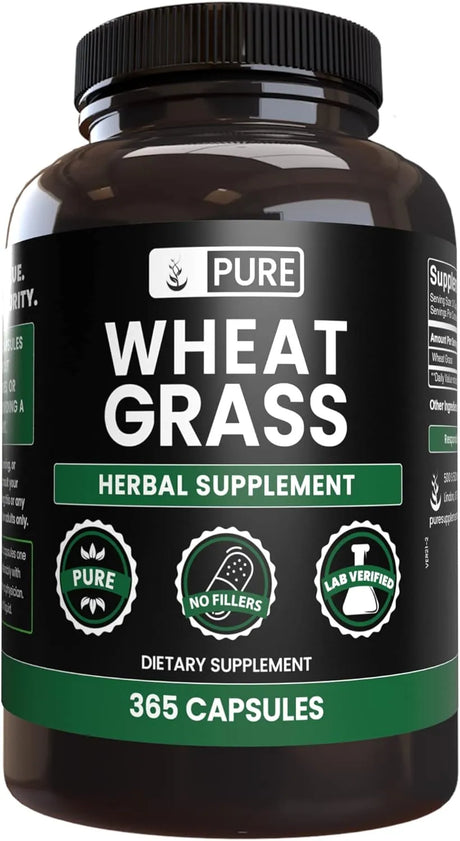 PURE ORIGINAL INGREDIENTS - Pure Original Ingredients Wheat Grass 365 Capsulas - The Red Vitamin MX - Suplementos Alimenticios - {{ shop.shopifyCountryName }}