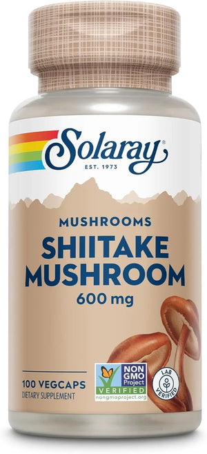 SOLARAY - SOLARAY Shiitake Mushroom 600Mg. 100 Capsulas - The Red Vitamin MX - Suplementos Alimenticios - {{ shop.shopifyCountryName }}