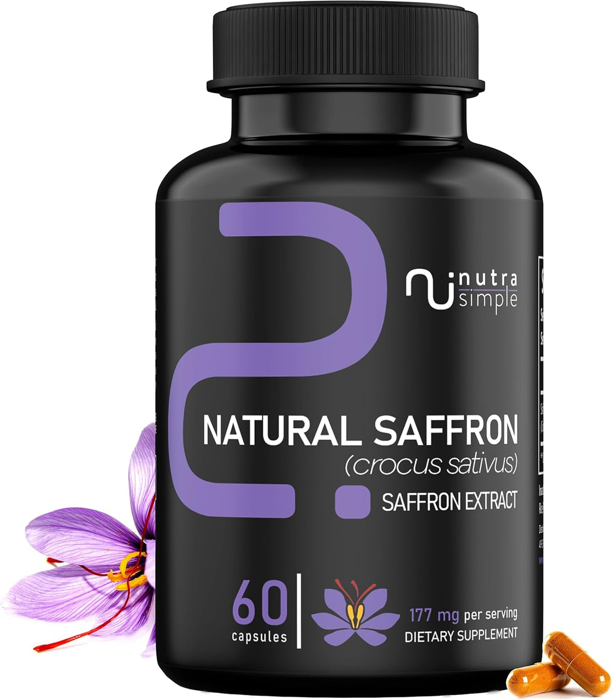 Nutra Simple Saffron 177Mg. 60 Capsulas