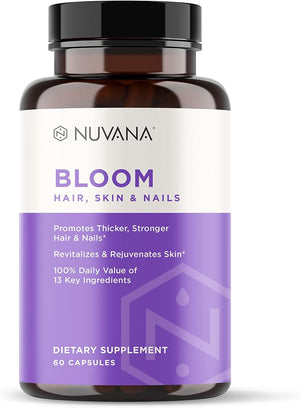 Nuvana Bloom Hair, Skin & Nails 60 Capsulas