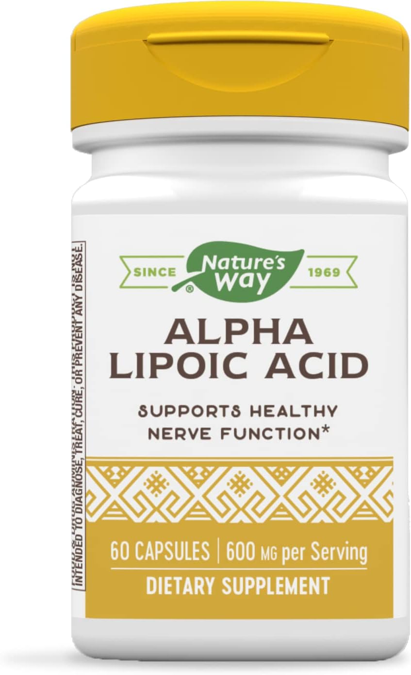 Nature's Way Alpha Lipoic Acid 600Mg. 60 Capsulas