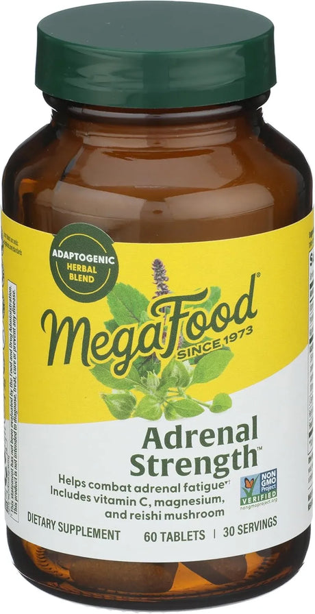 MEGAFOOD - MegaFood Adrenal Strength 60 Tabletas - The Red Vitamin MX - Suplementos Alimenticios - {{ shop.shopifyCountryName }}