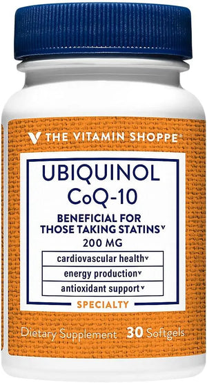THE VITAMIN SHOPPE - The Vitamin Shoppe Ubiquinol CoQ-10 200Mg. 30 Capsulas Blandas - The Red Vitamin MX - Suplementos Alimenticios - {{ shop.shopifyCountryName }}
