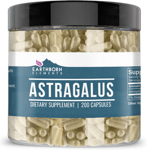 Earthborn Elements Astragalus Extract 200 Capsulas
