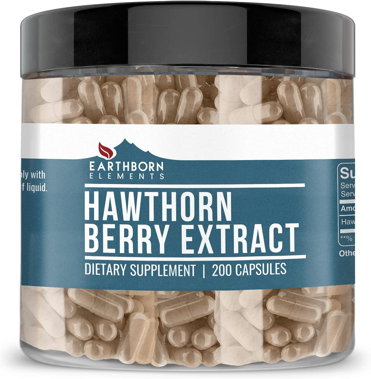 Earthborn Elements Hawthorn Berry Extract 200 Capsulas