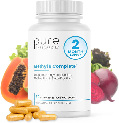 PURE THERAPRO RX - Pure TheraPro Rx Methylated B Complex 60 Capsulas - The Red Vitamin MX - Suplementos Alimenticios - {{ shop.shopifyCountryName }}