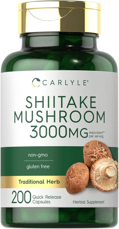 CARLYLE - Carlyle Shiitake Mushroom Extract 3000Mg. 200 Capsulas - The Red Vitamin MX - Suplementos Alimenticios - {{ shop.shopifyCountryName }}