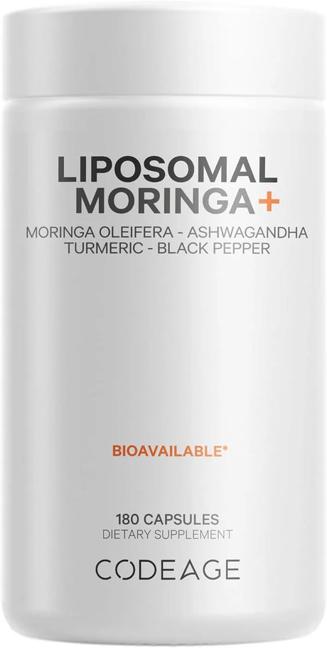 CODEAGE - Codeage Liposomal Moringa+ 180 Capsulas - The Red Vitamin MX - Suplementos Alimenticios - {{ shop.shopifyCountryName }}