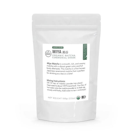 MIYA - Miya Organic Premium Ceremonial Japanese Matcha Green Tea Powder 100Gr. - The Red Vitamin MX - Suplementos Alimenticios - {{ shop.shopifyCountryName }}