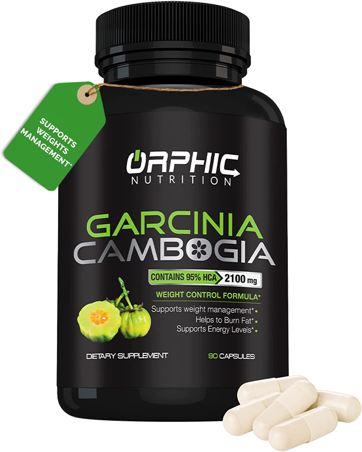 ORPHIC NUTRITION Garcinia Cambogia Extract 2100Mg. 90 Capsulas