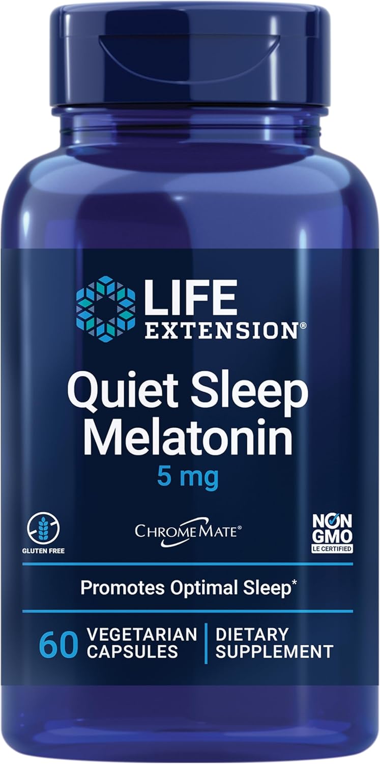 Life Extension Quiet Sleep Melatonin 5Mg. 60 Capsulas