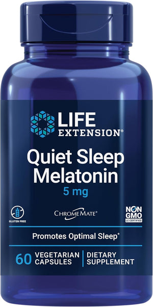 Life Extension Quiet Sleep Melatonin 5Mg. 60 Capsulas