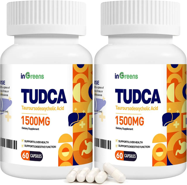 INGREENS - inGreens Pure TUDCA 1500Mg. 60 Capsulas 2 Pack - The Red Vitamin MX - Suplementos Alimenticios - {{ shop.shopifyCountryName }}