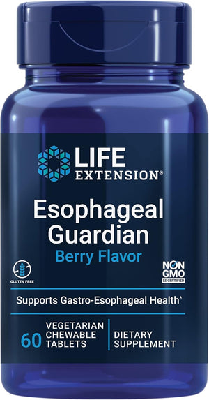 Life Extension Esophageal Guardian 60 Tabletas Masticables