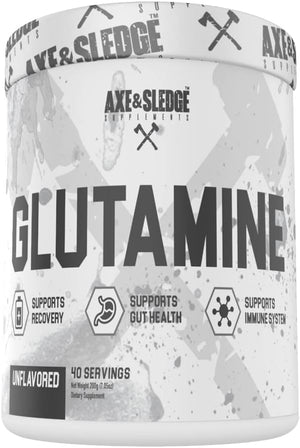 Axe & Sledge Supplements Glutamine Basics Powder 40 Servicios 200Gr.