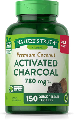 NATURE'S TRUTH - Nature's Truth Activated Charcoal 780Mg. 150 Capsulas - The Red Vitamin MX - Suplementos Alimenticios - {{ shop.shopifyCountryName }}