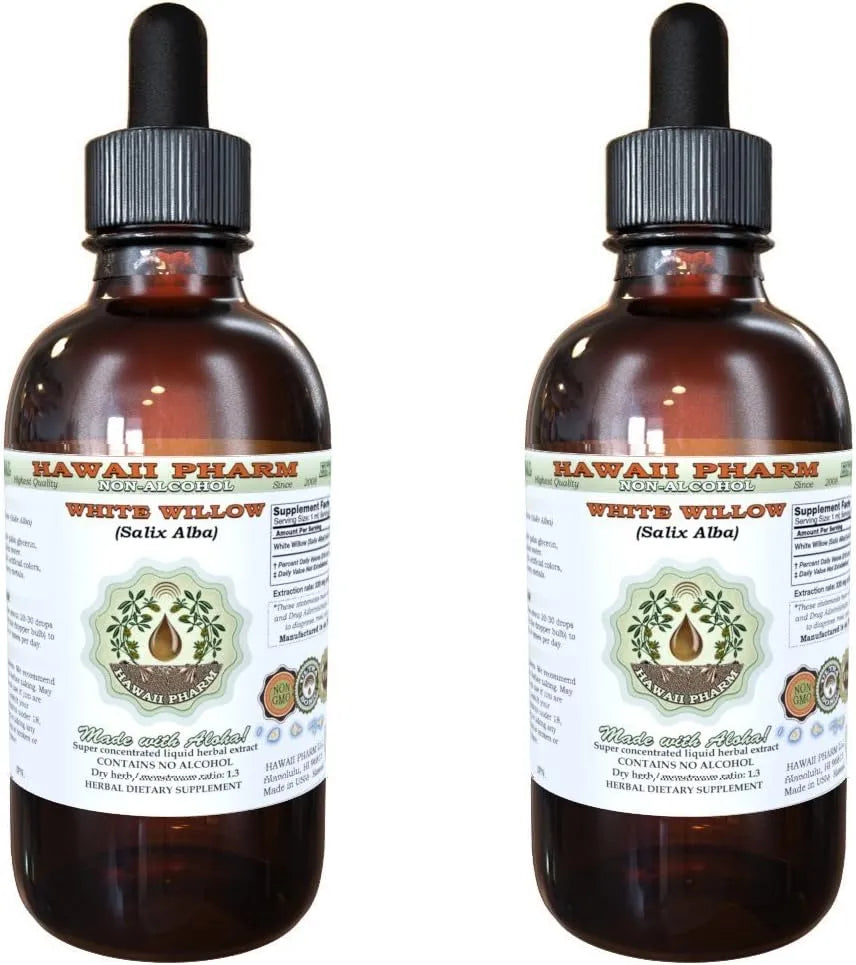 HAWAIIPHARM - Hawaii Pharm White Willow Alcohol-Free Liquid Extract 2 Fl.Oz. 2 Pack - The Red Vitamin MX - Suplementos Alimenticios - {{ shop.shopifyCountryName }}