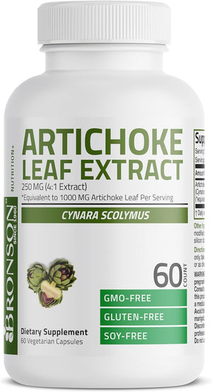 Bronson Artichoke Leaf Extra Strength 60 Capsulas