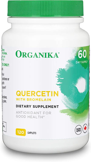 Organika Quercetin with Bromelain 120 Tabletas