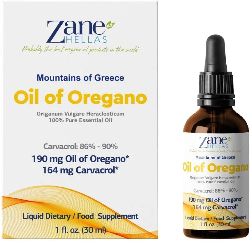 ZANE HELLAS - Zane Hellas 190Mg. Oregano Oil 1 Fl.Oz. - The Red Vitamin MX - Suplementos Alimenticios - {{ shop.shopifyCountryName }}