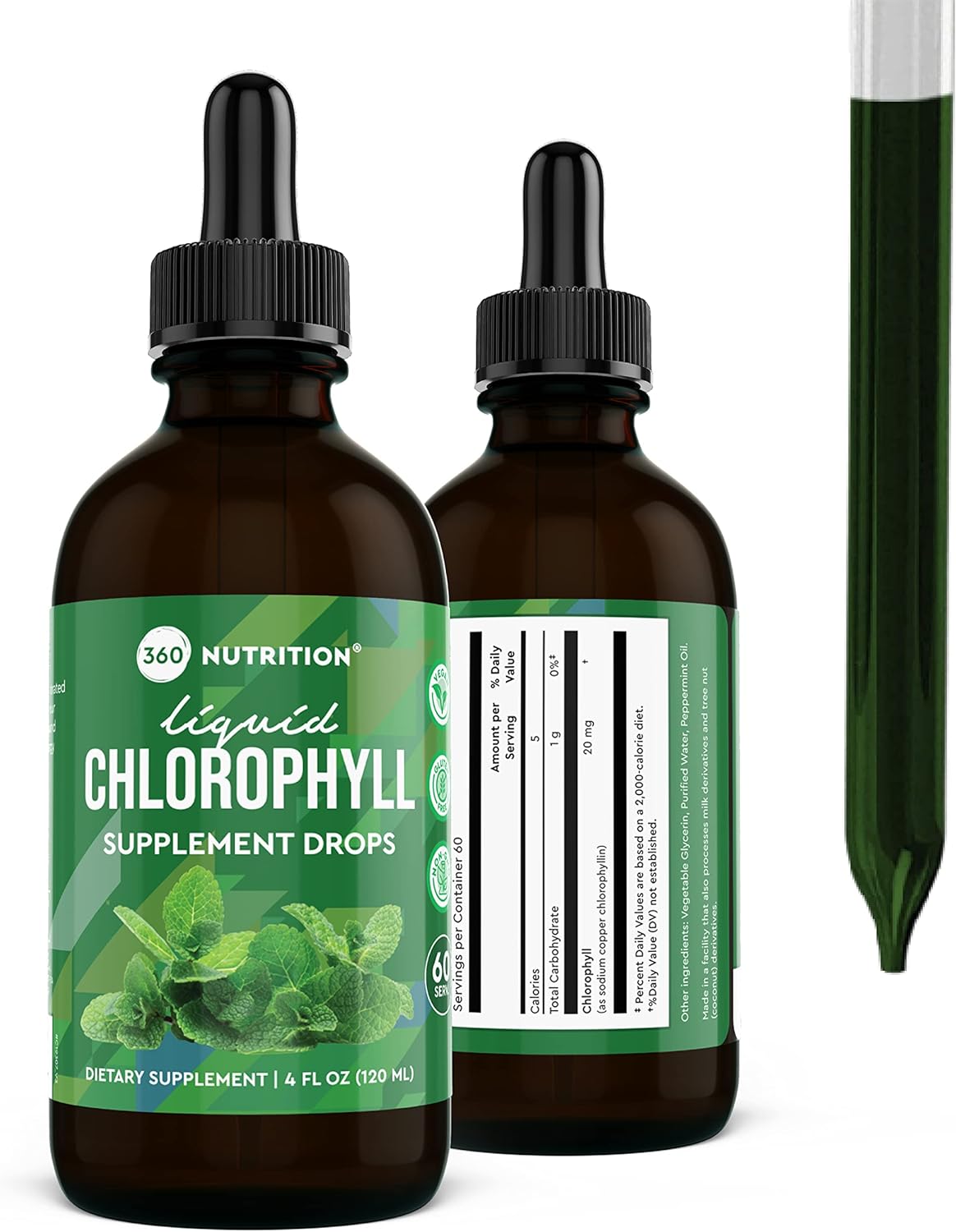 360 Nutrition Chlorophyll Liquid Drops 120Ml.