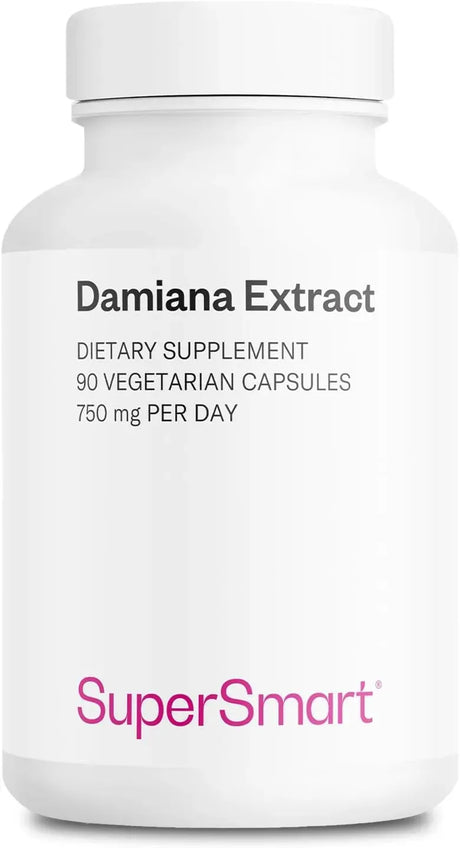SUPER SMART - Supersmart Damiana Extract 750Mg. 90 Capsulas - The Red Vitamin MX - Suplementos Alimenticios - {{ shop.shopifyCountryName }}