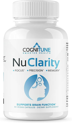 CogniTune NuClarity Premium Nootropic Brain Supplement 60 Capsulas