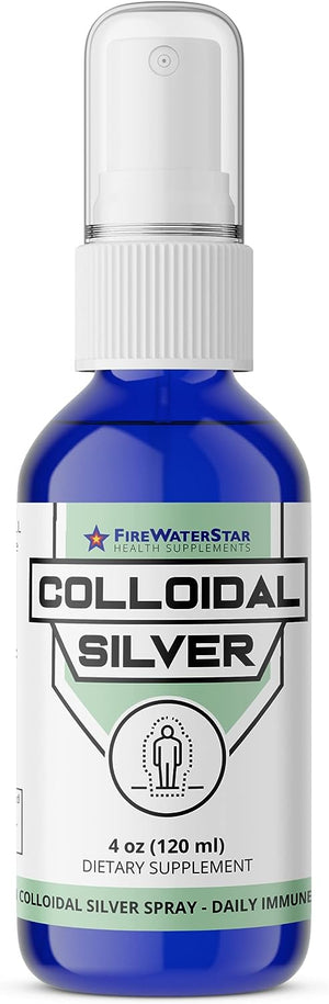 FireWaterStar Colloidal Silver Spray 50 PPM 120Ml.