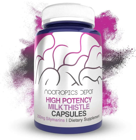 NOOTROPICS DEPOT - Nootropics Depot High Potency Milk Thistle Extract 200Mg. 60 Capsulas - The Red Vitamin MX - Suplementos Alimenticios - {{ shop.shopifyCountryName }}