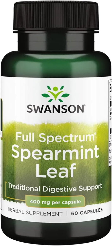 SWANSON - Swanson Full Spectrum Spearmint Leaf 400Mg. 60 Capsulas - The Red Vitamin MX - Suplementos Alimenticios - {{ shop.shopifyCountryName }}